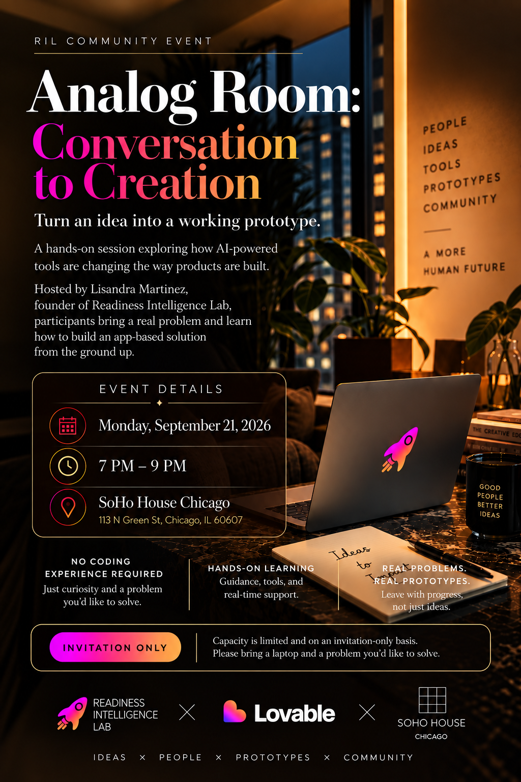 Analog Room: Conversation to Creation